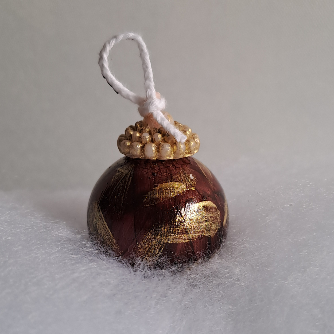 5 teilige kleine Weihnachtskugeln