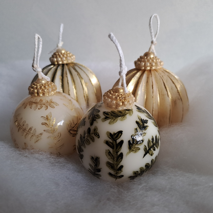 4 teilige Weihnachtskugel