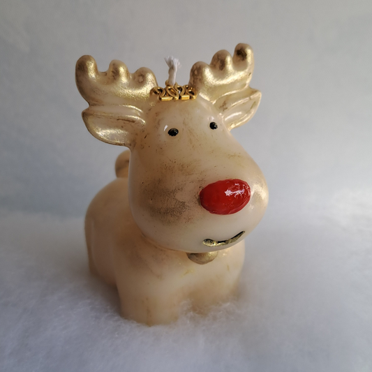 Weihnachtsreh aus Wachs